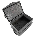 Yakattack Tracpak Battleship Gray Combo Kit - 2 Stackable Kayak Storage Boxes With Quick Release Track Mount Base | Kayak Crate