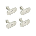 Douzime M5X20 Rail Track Screws Track Nuts Stainless Steel Screws Nuts Hardware Replacement Kit Accessories For Kayak Canoes Boa