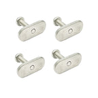 Douzime M5X20 Rail Track Screws Track Nuts Stainless Steel Screws Nuts Hardware Replacement Kit Accessories For Kayak Canoes Boa