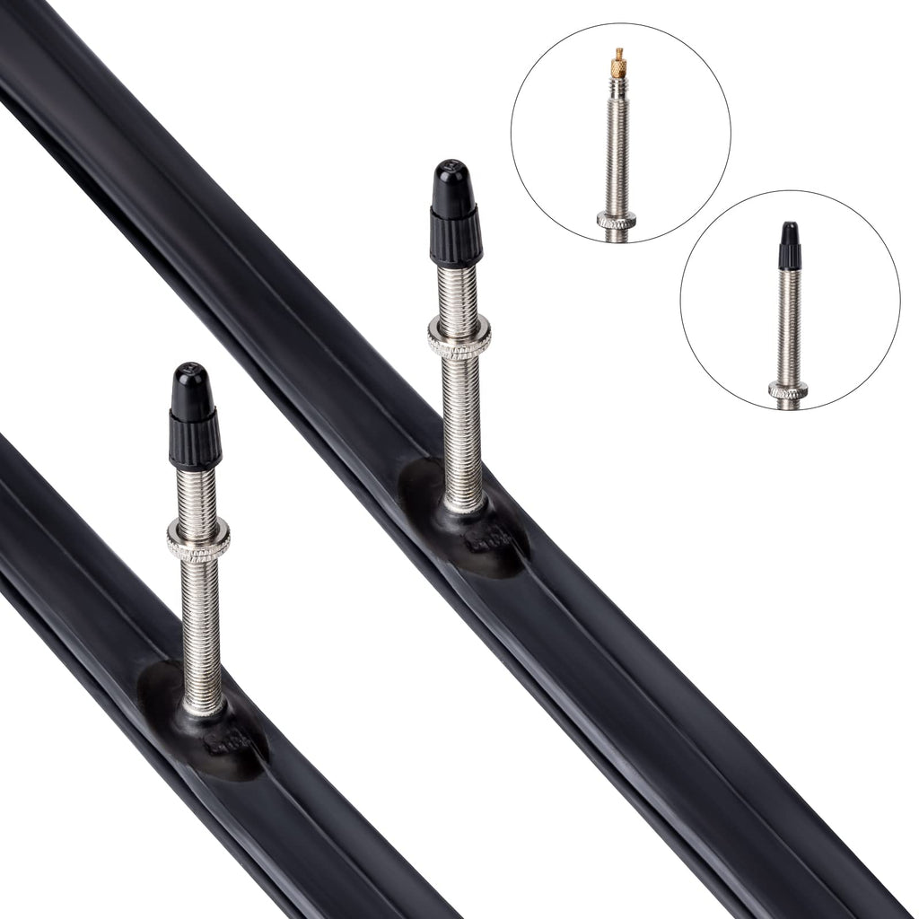 2 Pack 700C Bike Tubes 700 X 25C/28C/30C/32C Fv80 Long Presta Valve Compatible With 700 X 25C 700 X 26C 700 X 27C 700 X 28C 700