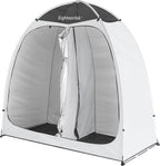 EighteenTek Shower Tent Changing Room 2 Rooms Outdoor Pop Up Camping Portable Privacy Dressing Shelter 83x43x80H