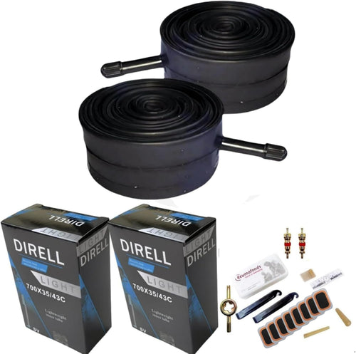 28  x 1-3/8  1-5/8  Bicycle Inner Tube, 700c x 35-43mm, 28 Inch Road Bike Tire Tubes, Schrader Valve 32mm, 40-622 Size