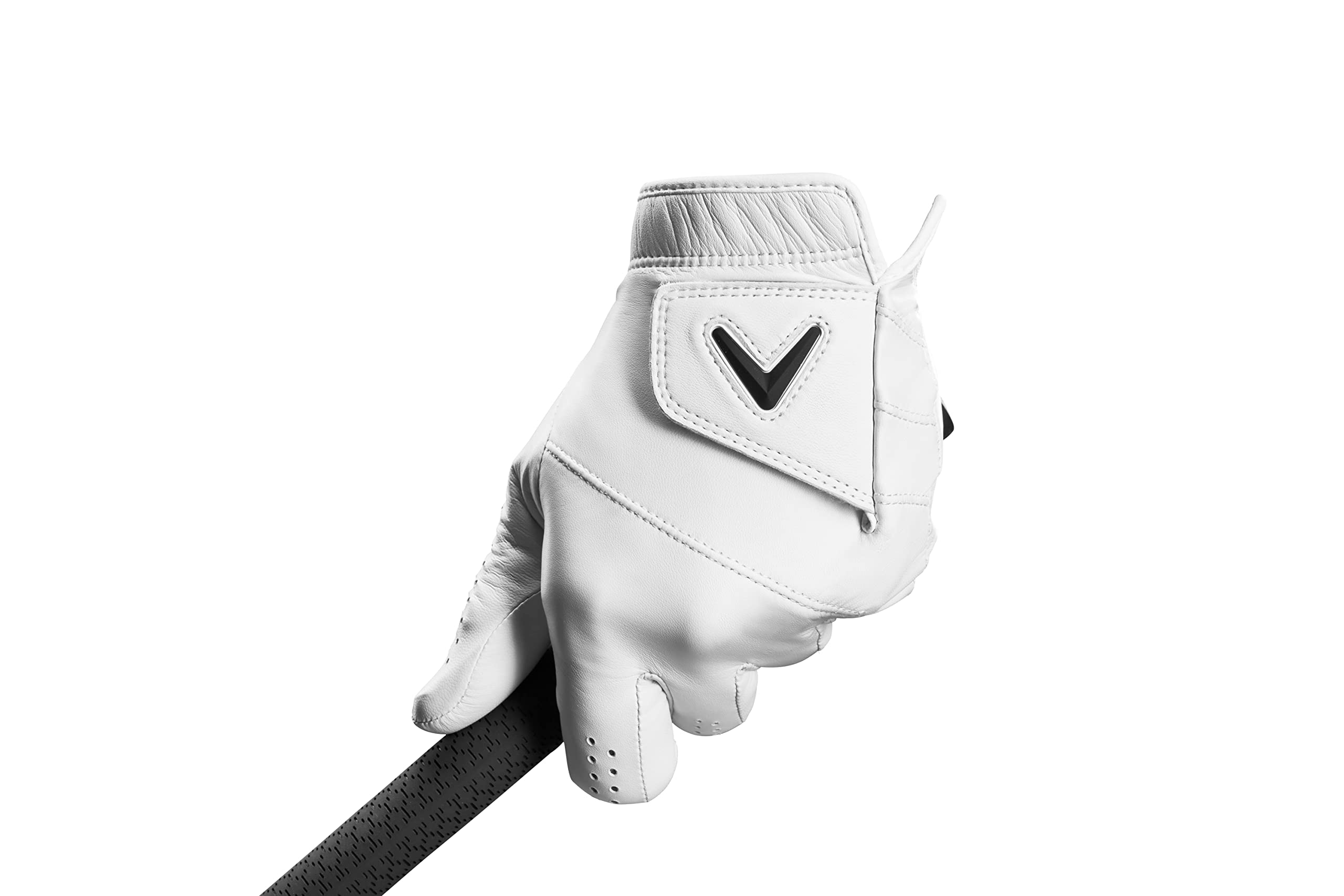 Callaway Golf 2022 Tour Authentic Glove (White, Standard Small, Worn On Right Hand)