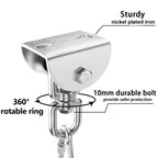 Eapele Heavy Bag Hangers Brackets For Wood Beam, Come With Heavy Bag Swivel Chain