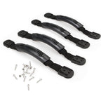 Boncas Replacement Kayak Side Mount Carry Handles With Hardware Soft Grip Handle Durable Webbing Heavy Duty Canoe Handle Kit (4 