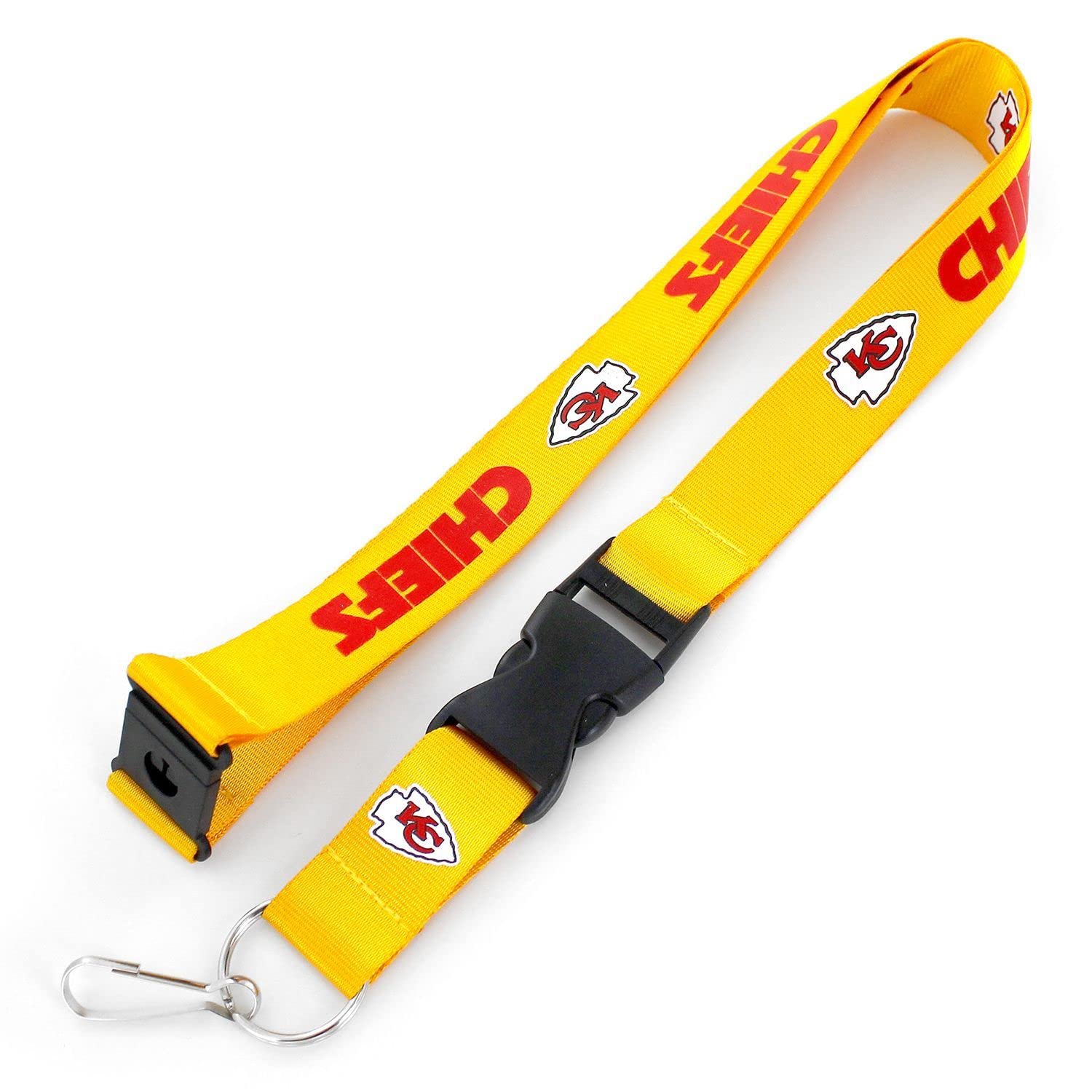 NFL Kansas City Chiefs Team Lanyard, Yellow