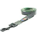 Pawtitas 6 Ft Padded Dog Leash With Comfortable Neoprene Padding Handle - Camo Green Lead  Medium Reflective Dog Leash With High