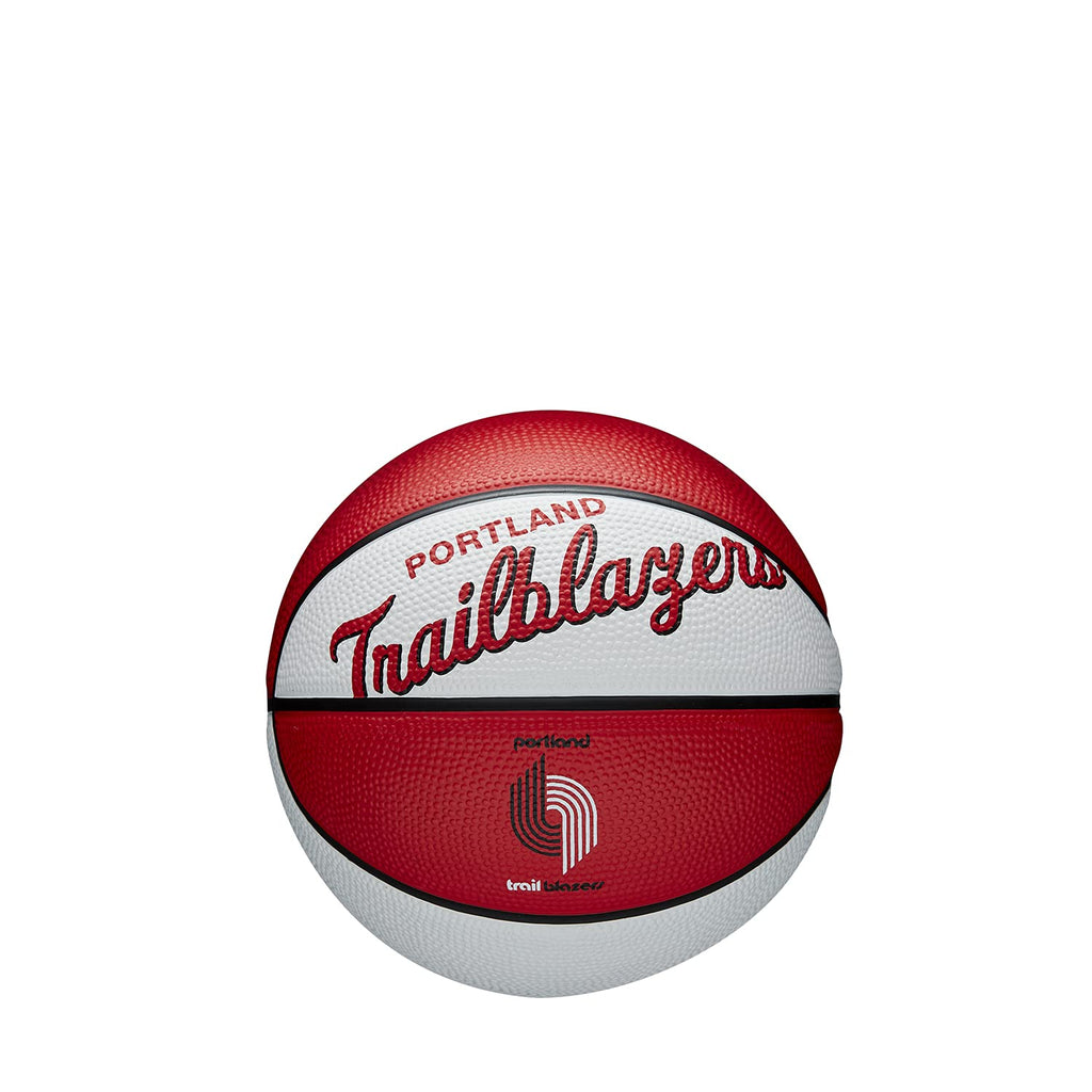 Wilson Nba Team Retro Mini Basketball - Portland Tail Blazers