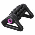 APIRILY Automatic Electric Massage Roller Textured Fascia Massager Plastic Shell Muscle Roller Massager Compact, Pink | Foam Rol