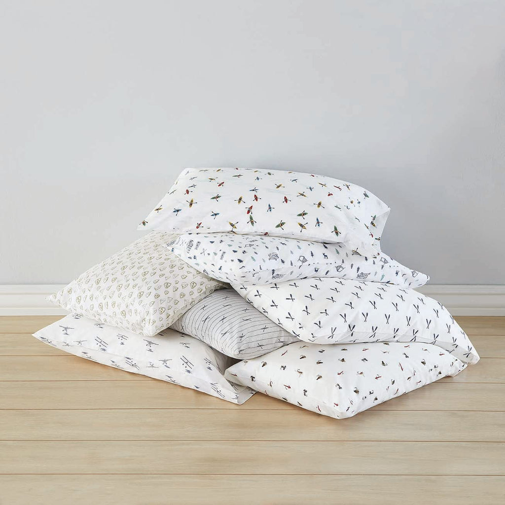 Eddie Bauer - Twin Sheets, Cotton Percale Bedding Set, Crisp  Cool Home Decor (Animal Tracks, Twin)
