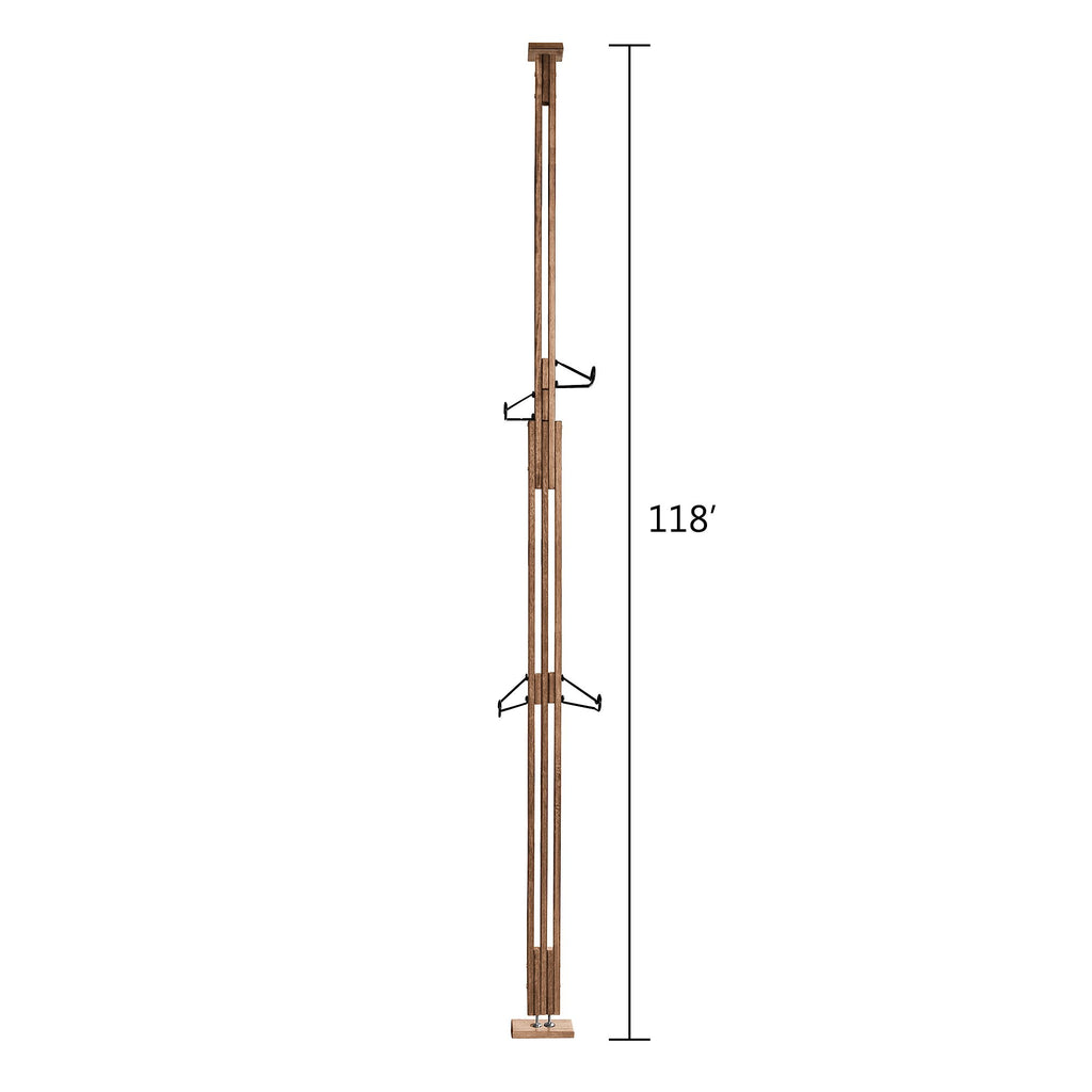 Rad Cycle Woody Bike Stand Bicycle Rack Storage Or Display Holds Two Bicycles And Is Constructed Of Stylish Hard Wood