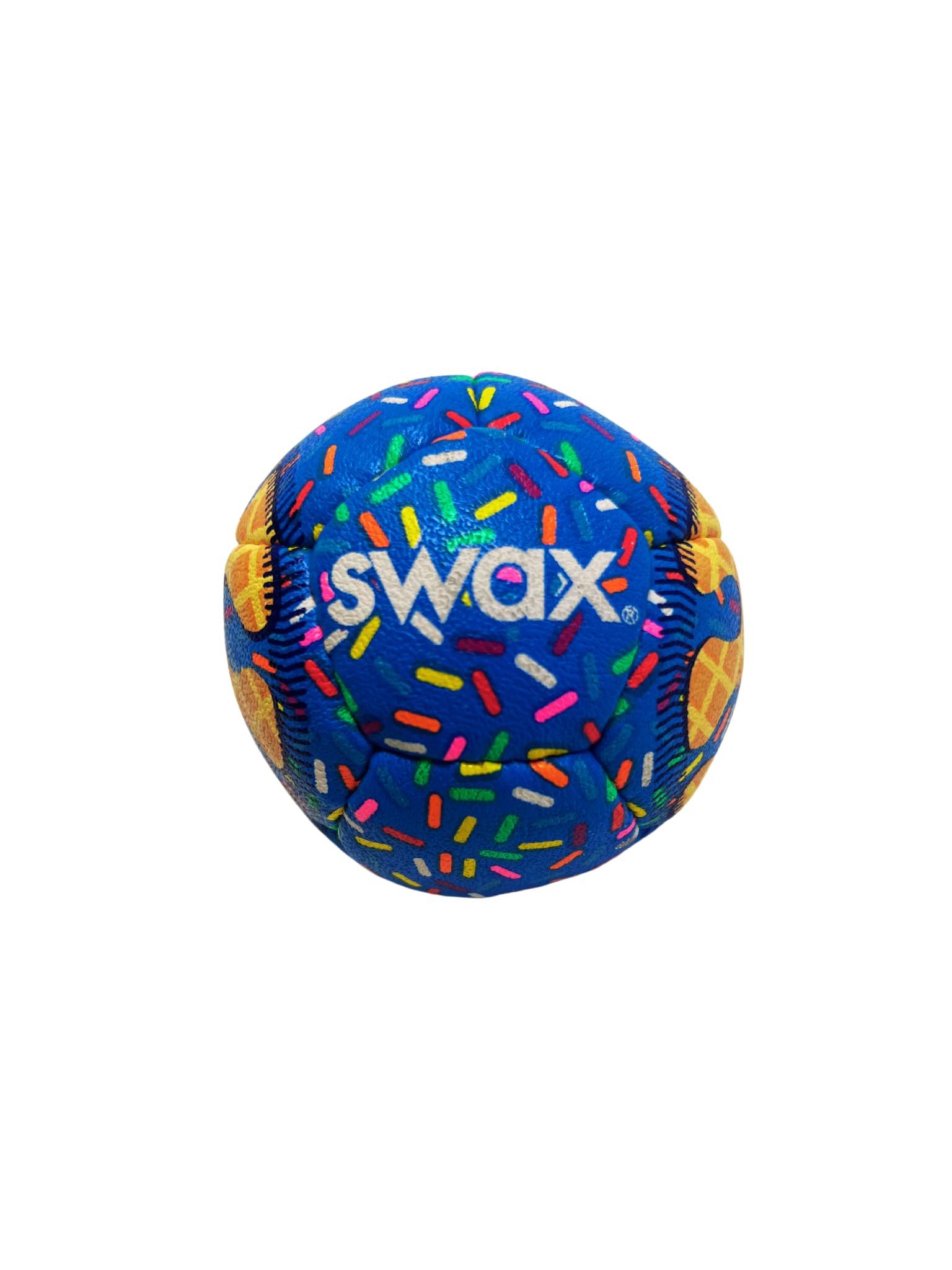 Swax Training Baseball 2-Pack - Blue Sprinkle Design, Soft-Impact Limited-Flight Training Balls, Regulation Size & Weight