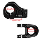 Bucklos 35Mm Mountain Bike Stem Mtb 31.8Mm Cnc Short Stems - Bicycle Ultra-Light Hollow Aluminum Alloy Riser Stem For E Bike/Dow