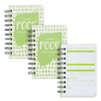 3-Pack Calorie Counter Book For Weight Loss, 90-Day Food Meal Pocket-Size Tracker Journal Notebook For Men And Women Nutrition M