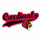 Rico Industries Ncaa Louisville Cardinals Distressed Shape Cut Pennant - Home And Living Room D  Cor - Soft Felt Ez To Hang,20.5