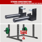 Syl Fitness Olympic Weight Plates Holder Power Rack Attachment Weights Storage Rack, Fit 3X3'' Rack (5/8'' & 1'' Hole)