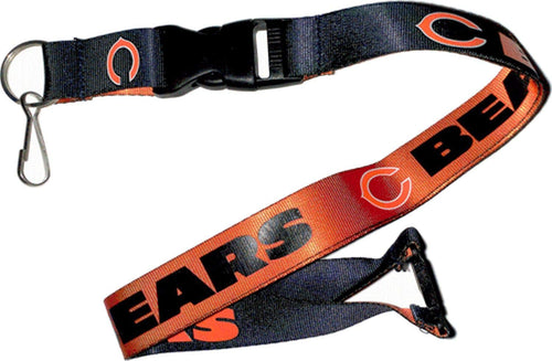 Aminco Nfl Chicago Bears Reversible Lanyard, Team Colors, One Size (Nfl-Ln-162-16)