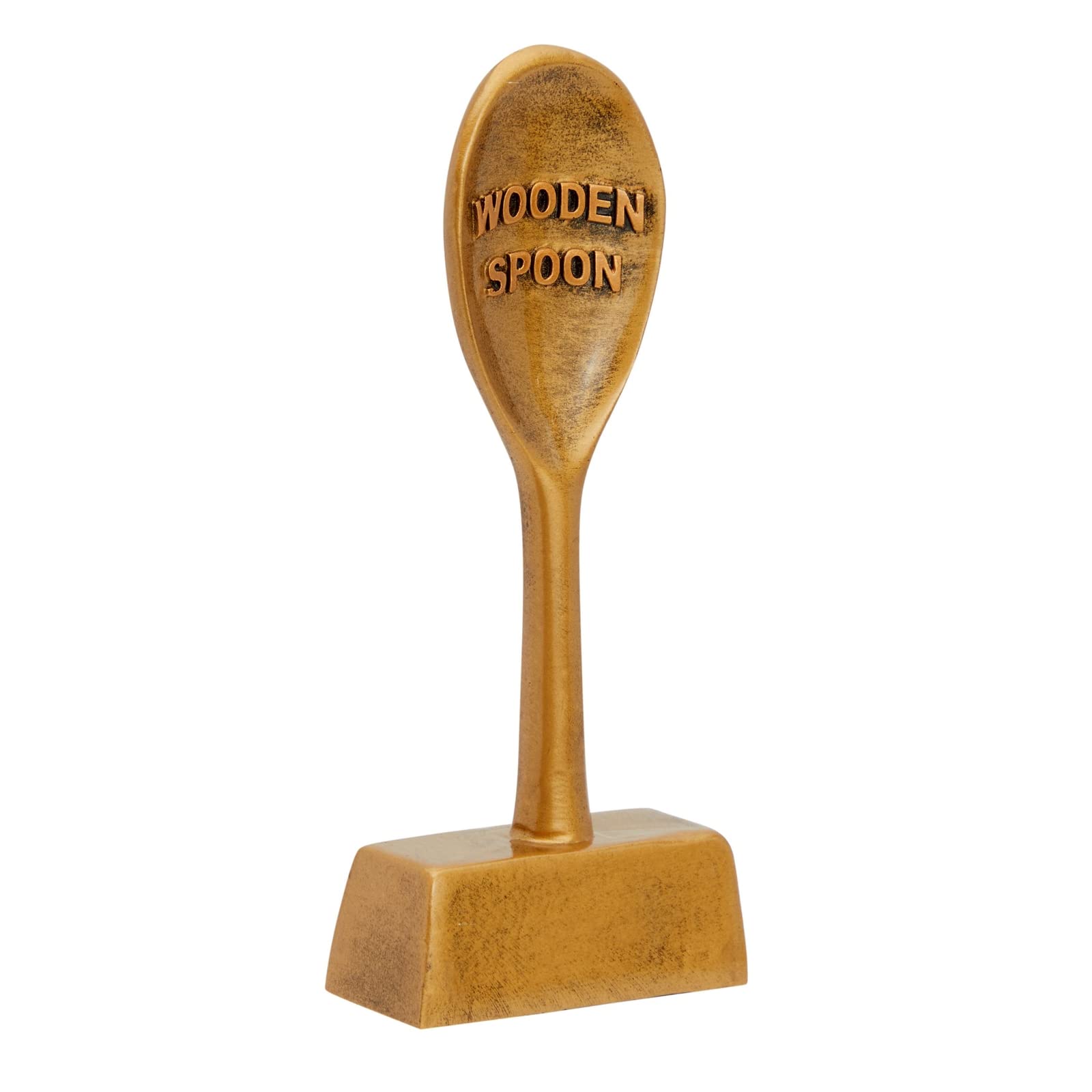 Juvale Golden Spoon Award Cooking Trophy For Chili Cook Off, Baking Contest, Best Cookie, Salsa Competition, Funny Food Prize (2
