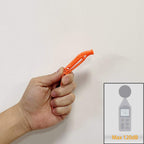 Heimdall Emergency Whistle With Lanyard For Safety Boating Camping Hiking Hunting Survival Rescue Signaling (Orange-4 Pack)