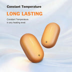 Hand Warmers Magnetic 2 Pack Rechargeable Full Warmer Aluminum Body Instant Heating, 8 Hrs Long, 5,000 Mah Pocket Size Electric