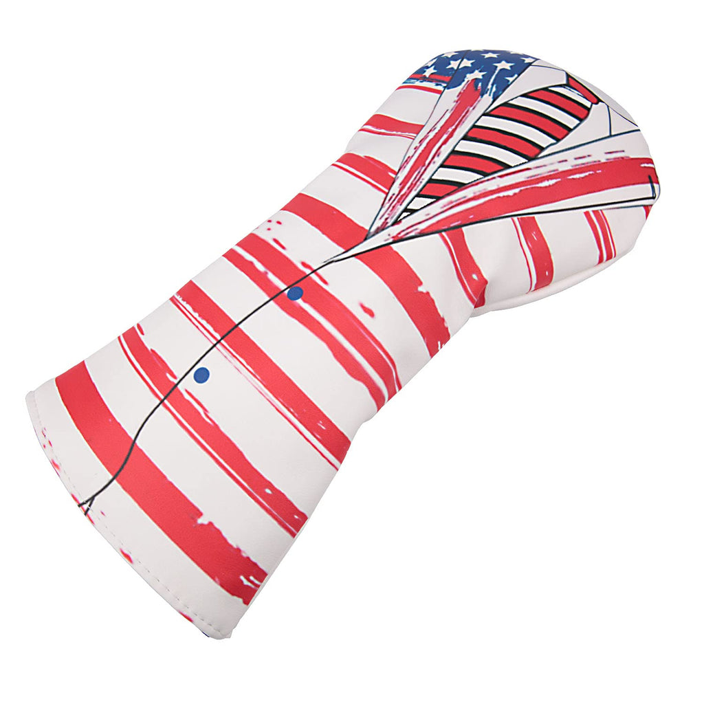 Golf Builder White Leather With Suit Design Golf Club Driver Head Cover Driver Wood Cover