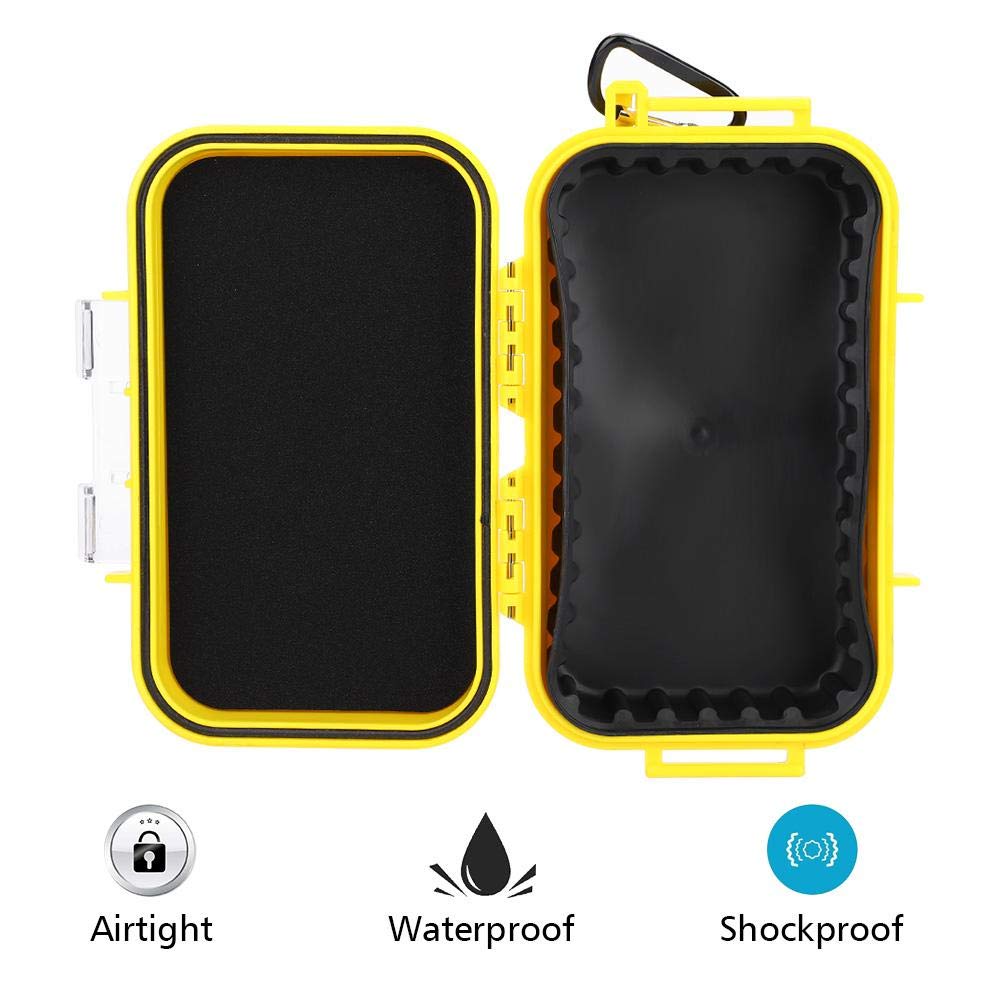 Waterproof Stowaway Box,Waterproof Dry Box Airtight Outdoor Shockproof Storage Case Multipurpose Carry Box Container Inner Rubbe