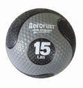 Aeromat Deluxe Medicine Ball Color: Black/Gray (15 Lbs)