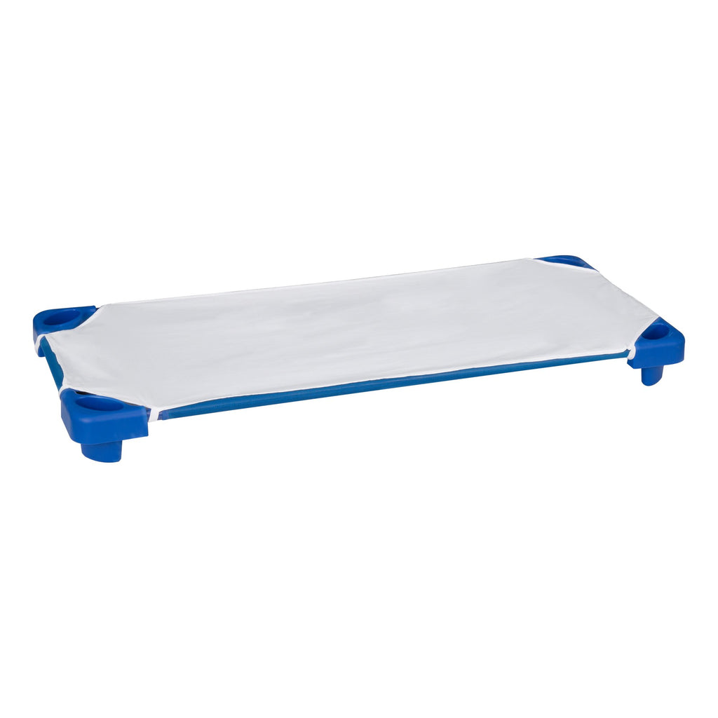 Sprogs Heavy Duty Childrens Standard 52''L Stackable Daycare Cots For Preschool Kids Sleeping, Resting, And Naptime, Spg-021-5-C