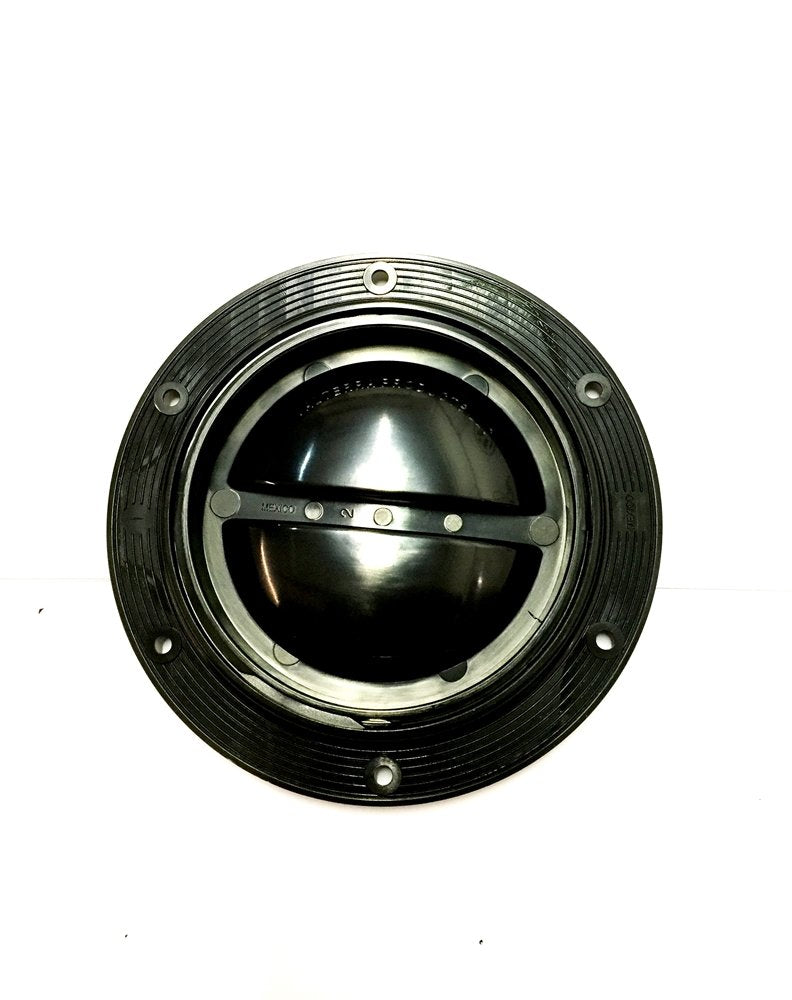 Automotive Authority 5'' Round Access Hatch Cover Deck Plate For Rv Marine Boat (Black)