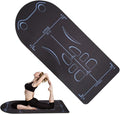 RAMYAENT Yoga Mat for Ab Roller Wheel, NonSlip Exercise Workout Mat, Extra Long Sound Insulation Knee Mat, Pack of 1