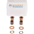 Huskey King Pin/Spindle Bronze Bushing Kit For Club Car Ds Golf Cart Fits 19981-Up Models 8067, 7048, 1010150, 101638