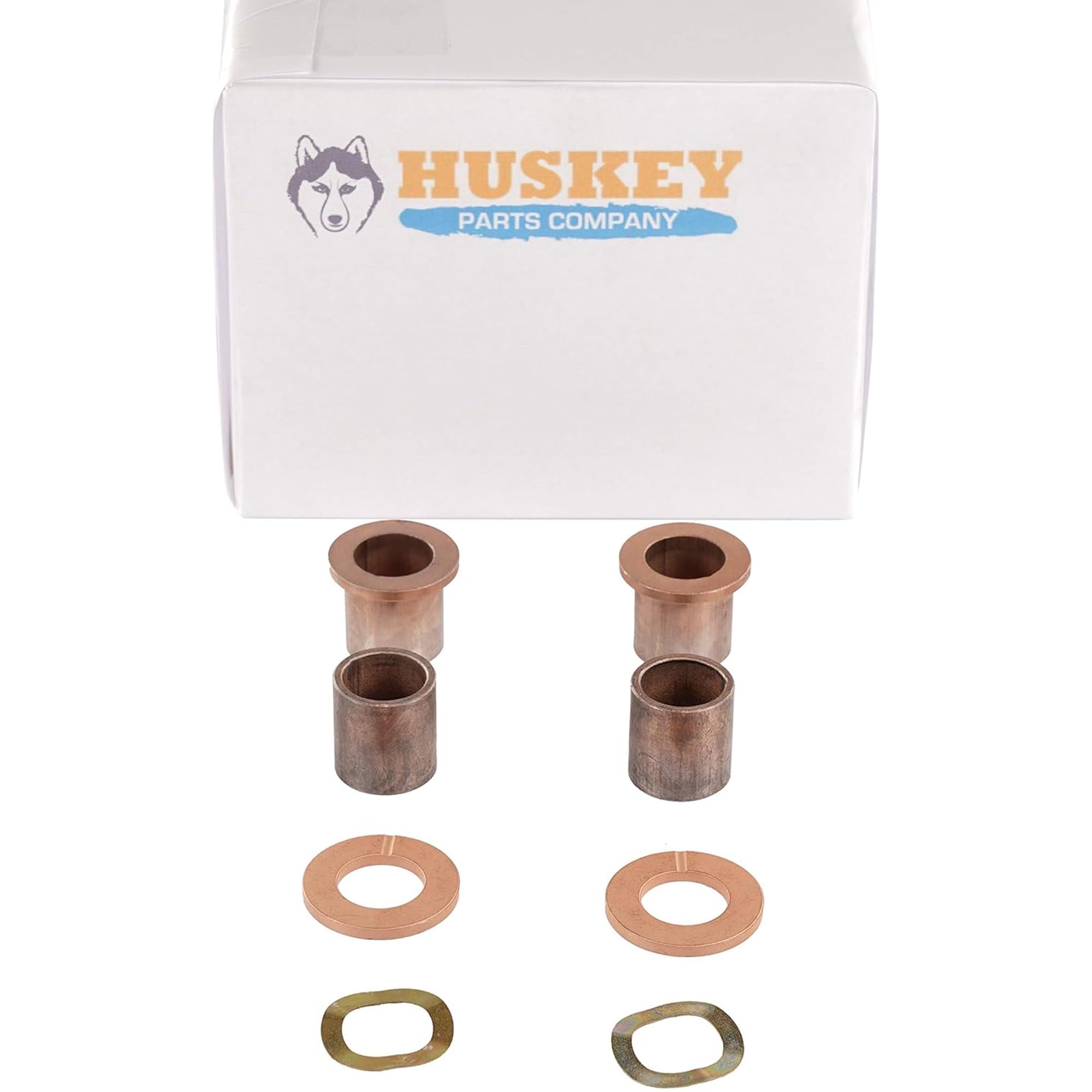 Huskey King Pin/Spindle Bronze Bushing Kit For Club Car Ds Golf Cart Fits 19981-Up Models 8067, 7048, 1010150, 101638