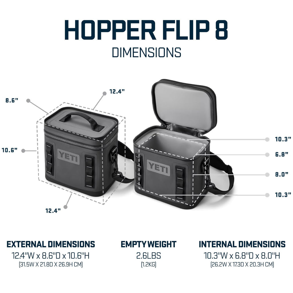 YETI Hopper Flip 8 Portable Cooler, Cape Taupe