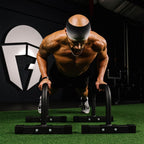 Titan Fitness Parallette Push Up Bar Set, 14In High Perfect For Home And Garage Gym Exercise Equipment, Gymnastics Floor Workout