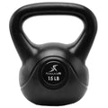 ProsourceFit Vinyl Plastic Kettlebell, 15 lb