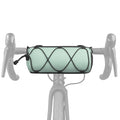 RidingRush Waterproof Bike Handlebar Bag, Nylon Bicycle Handlebar Bag with Side Pockets & Elastic Band for Commuting, Travel & D