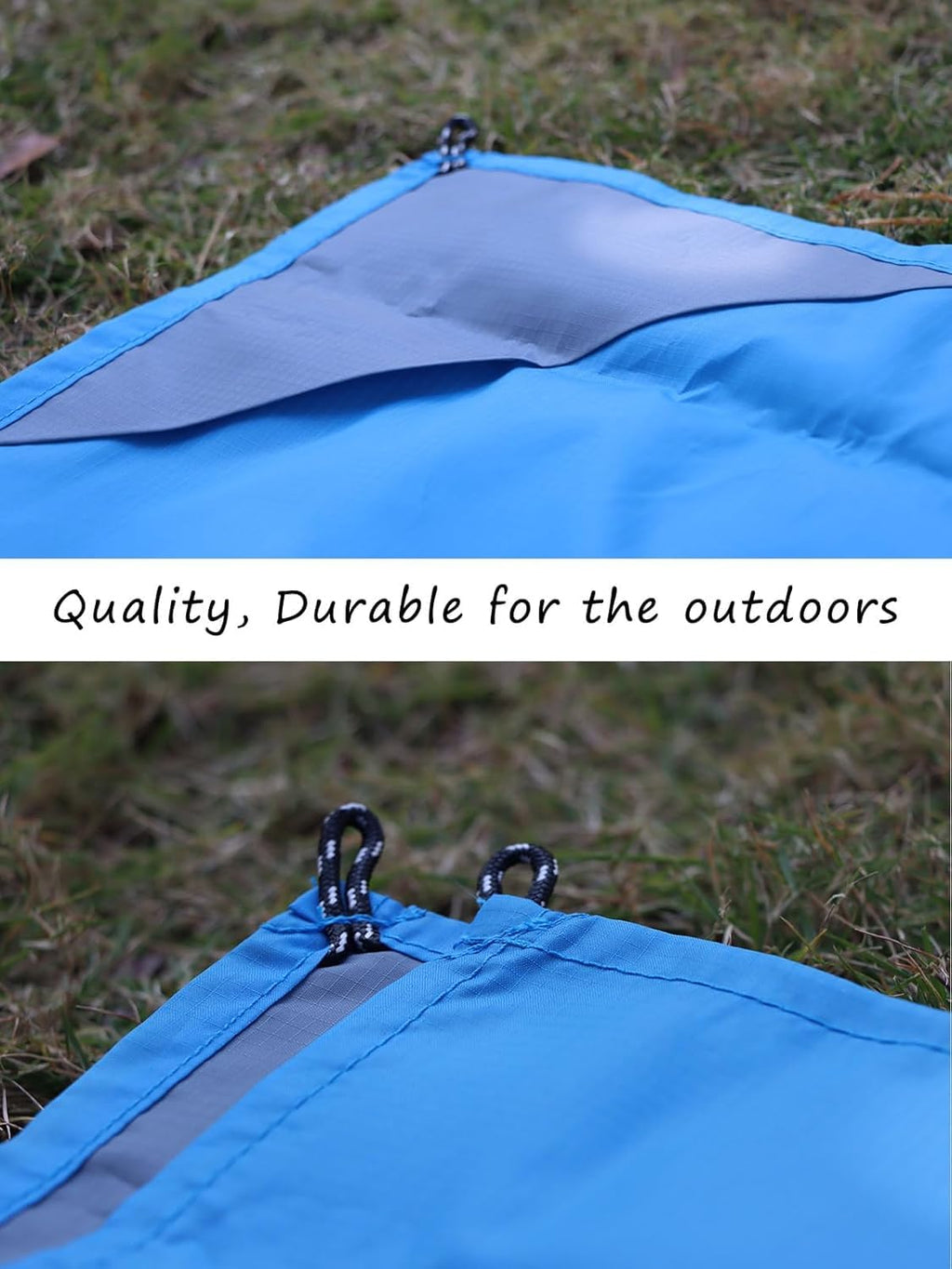 Orga'Neat Pocket Picnic Blanket, Sandproof Lightweight Pocket Camping Tarp, 55X 79 Foldable & Fits Into Small Bag