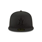 New Era 59Fifty Hat Mlb Basic New York Yankees Black/Black Fitted Baseball Cap (7 3/4)