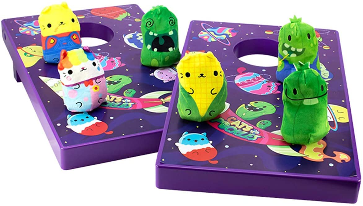 Cats vs Pickles Corn Hole Game