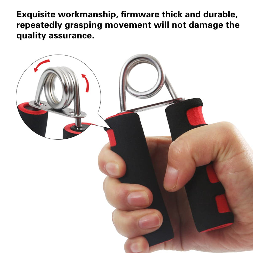 Boomiboo Hand Grip Strengthener, Hand Soft Foam Manual Exerciser, Rapid Increase Of Wrist, Forearm And Finger Strength Exercise