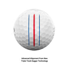 Callaway Erc Triple Track Golf Balls 12B Pk (2023 Version, White)