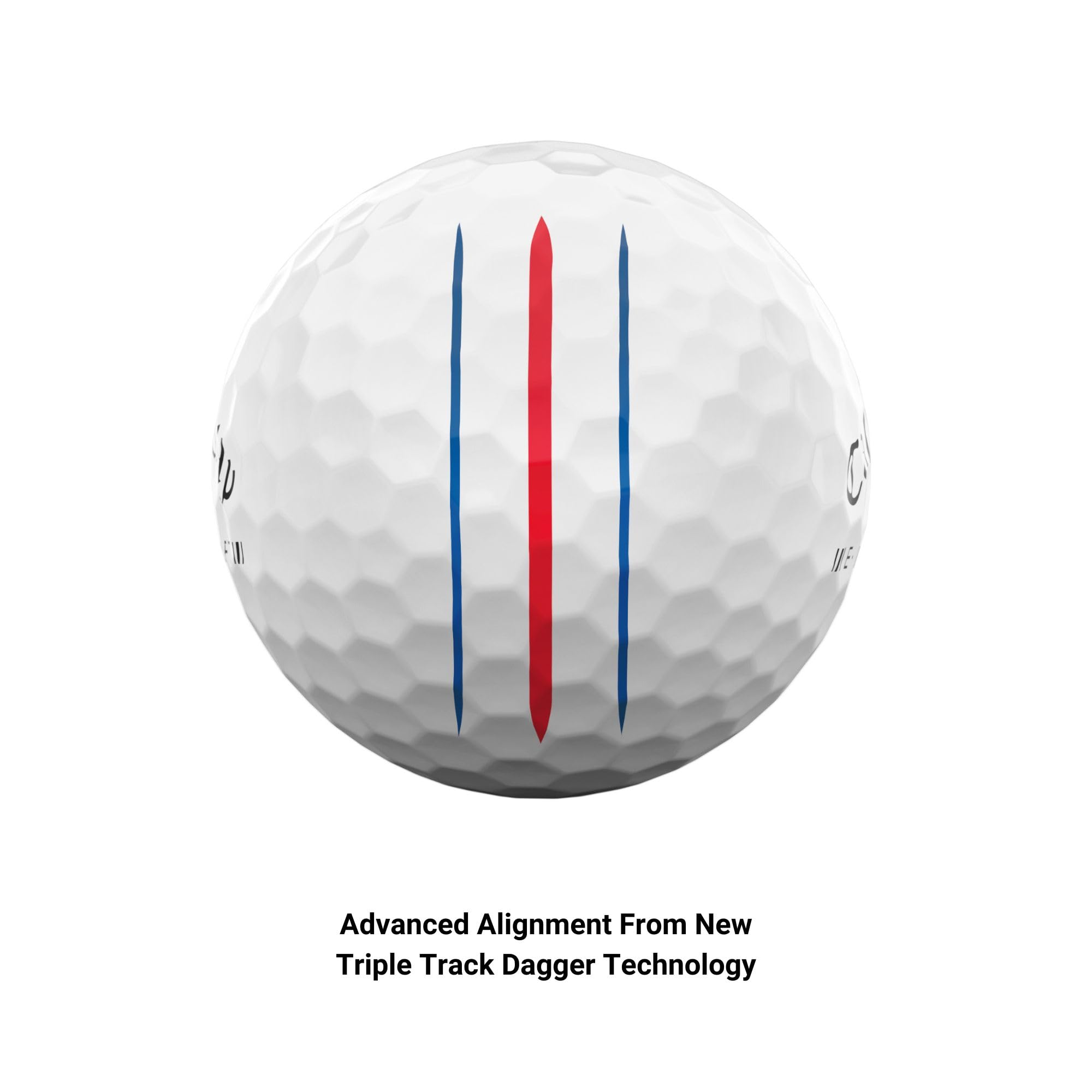 Callaway Erc Triple Track Golf Balls 12B Pk (2023 Version, White)