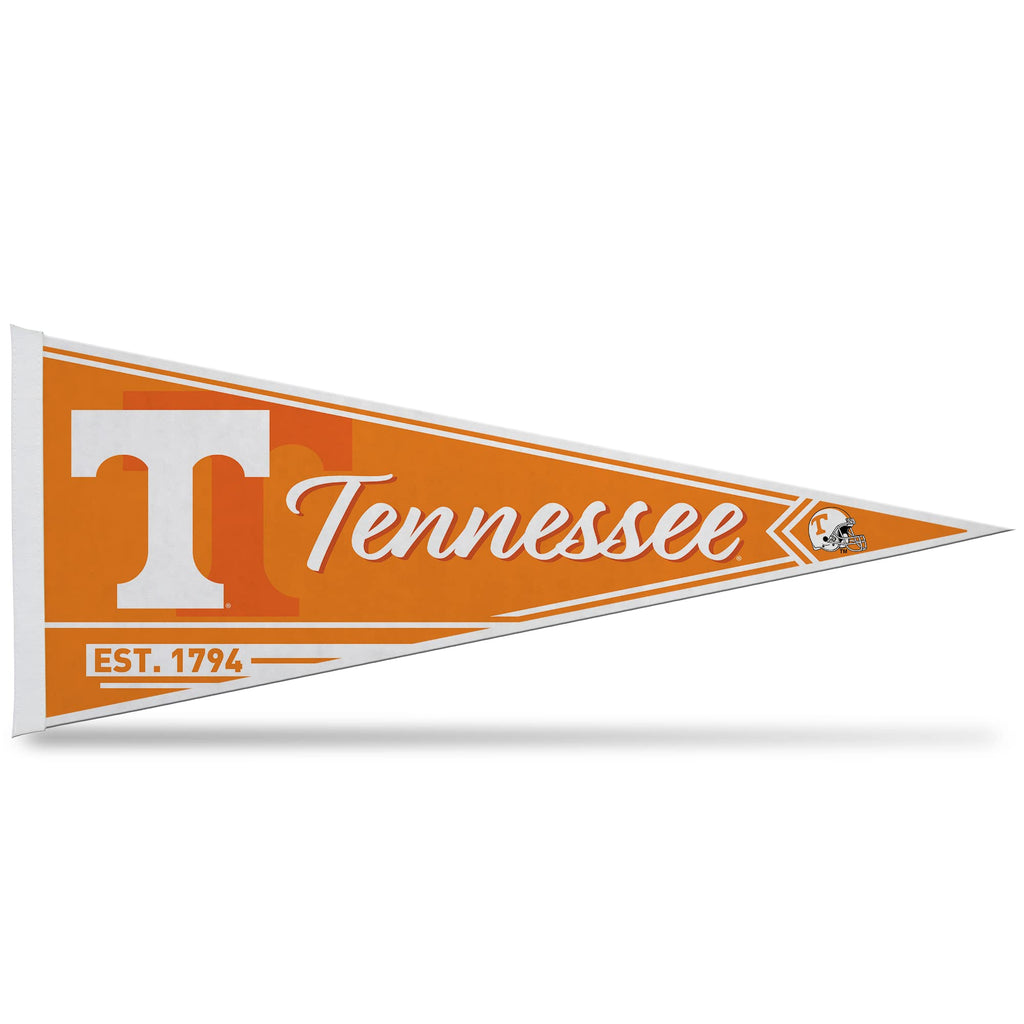 Rico Industries Ncaa Tennessee Volunteers Classic 12'' X 30'' Felt Wall D  Cor Pennant - Great For Home/Bed Room/Man Cave D  Cor