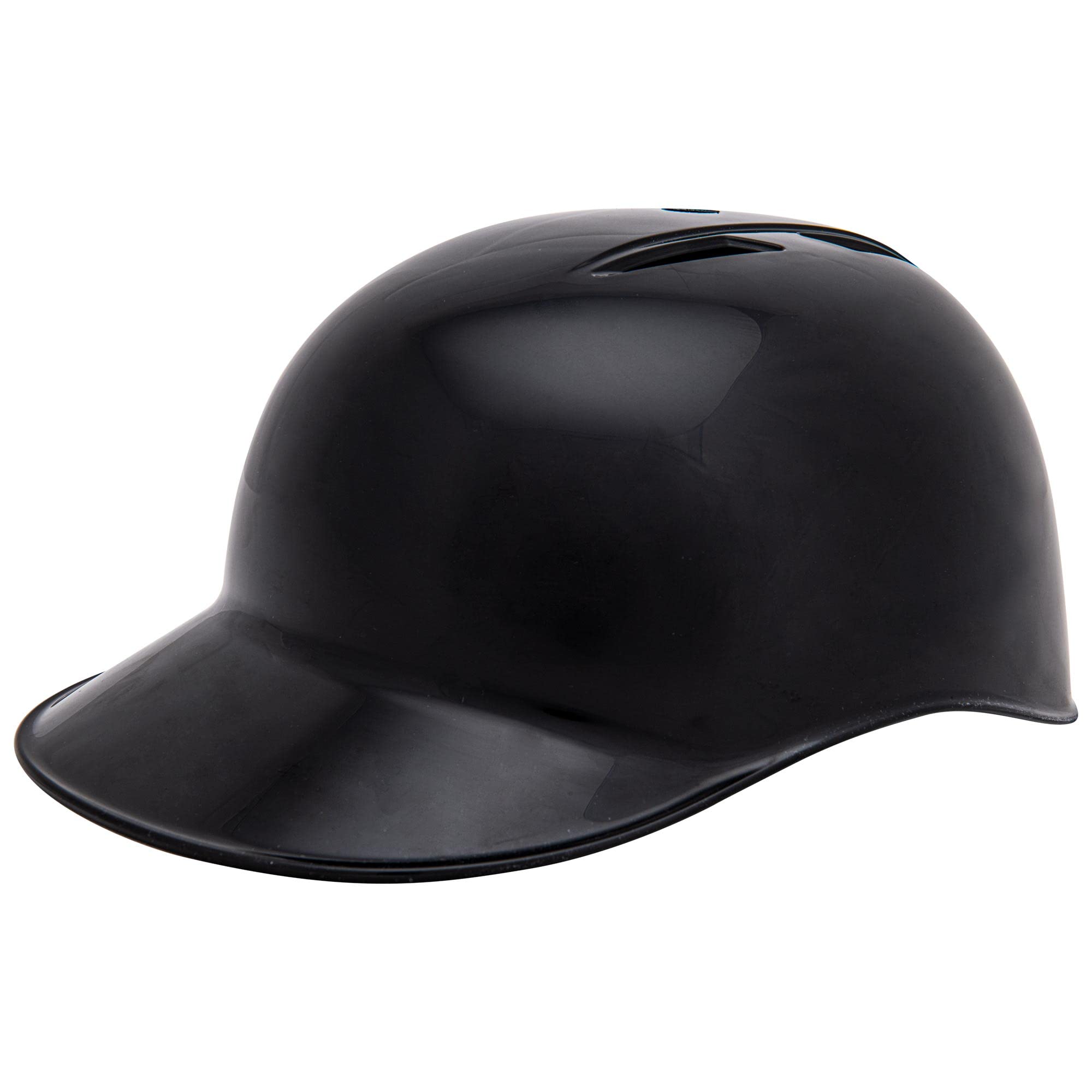 CHAMPRO unisex teen Catcher/Coachs Baseball Softball Catcher s Coach Helmet, BLACK, Small US