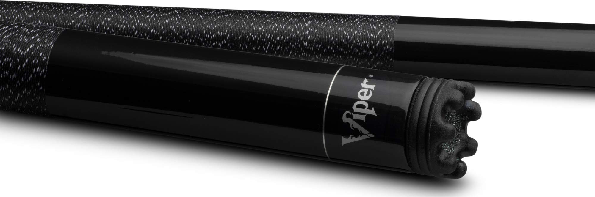 Viper Jump Shot/Break 58'' 3-Piece Billiard/Pool Cue, Black, 21 Ounce