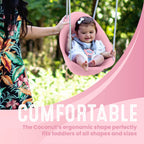 Swurfer Coconut Toddler Swing - Comfy Baby Swing Outdoor, 3-Point Adjustable Safety Harness, Secure, Safe Quick Click Locking Sy