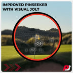 Bushnell Tour V6 Golf Rangefinder  Pinseeker With Visual Jolt, Bite Mount, & Ipx6 Rating  Bundle With Bushnell Golf Carrying Cas