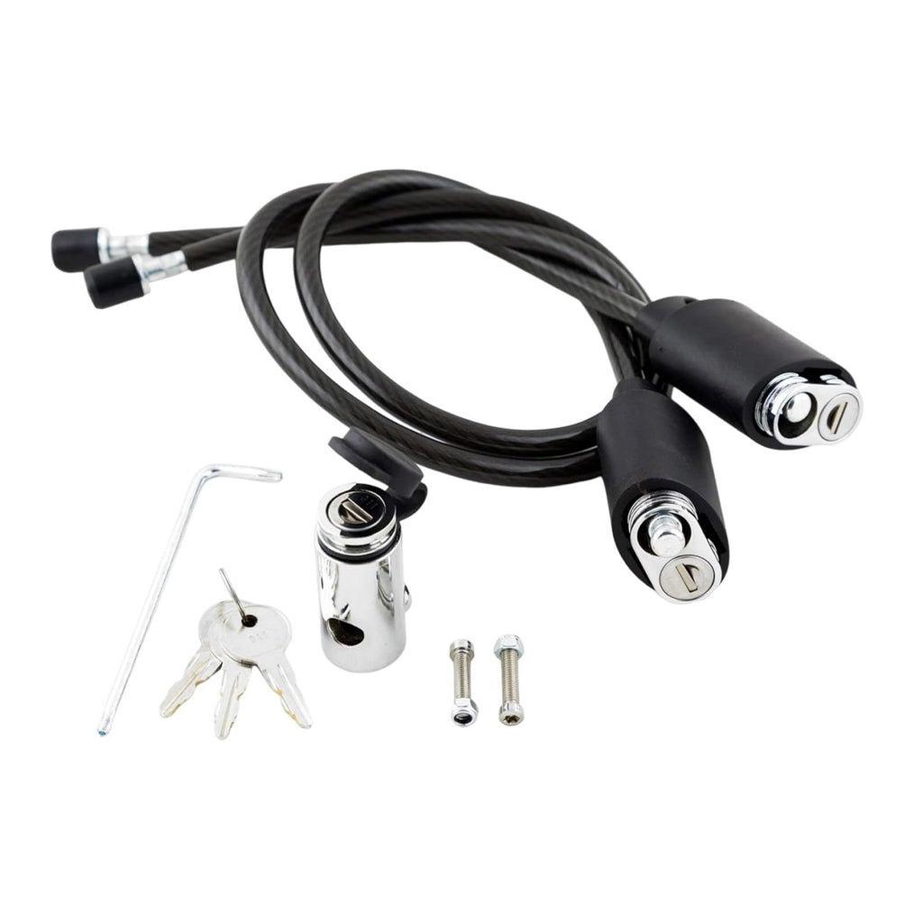 Transfer - Cable Lock Kit With Locking Hitch Pin - 2-Bike