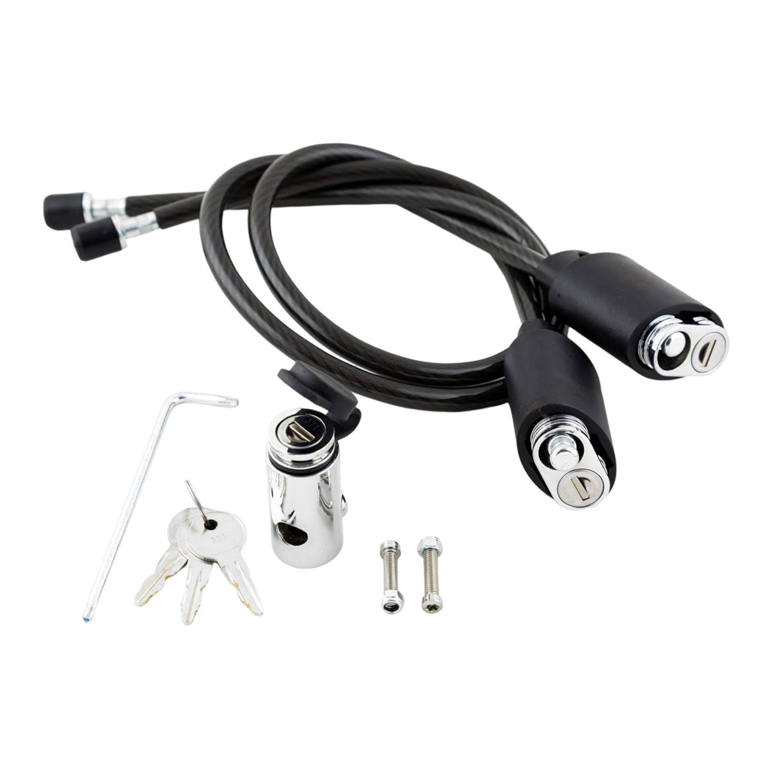 Transfer - Cable Lock Kit With Locking Hitch Pin - 2-Bike