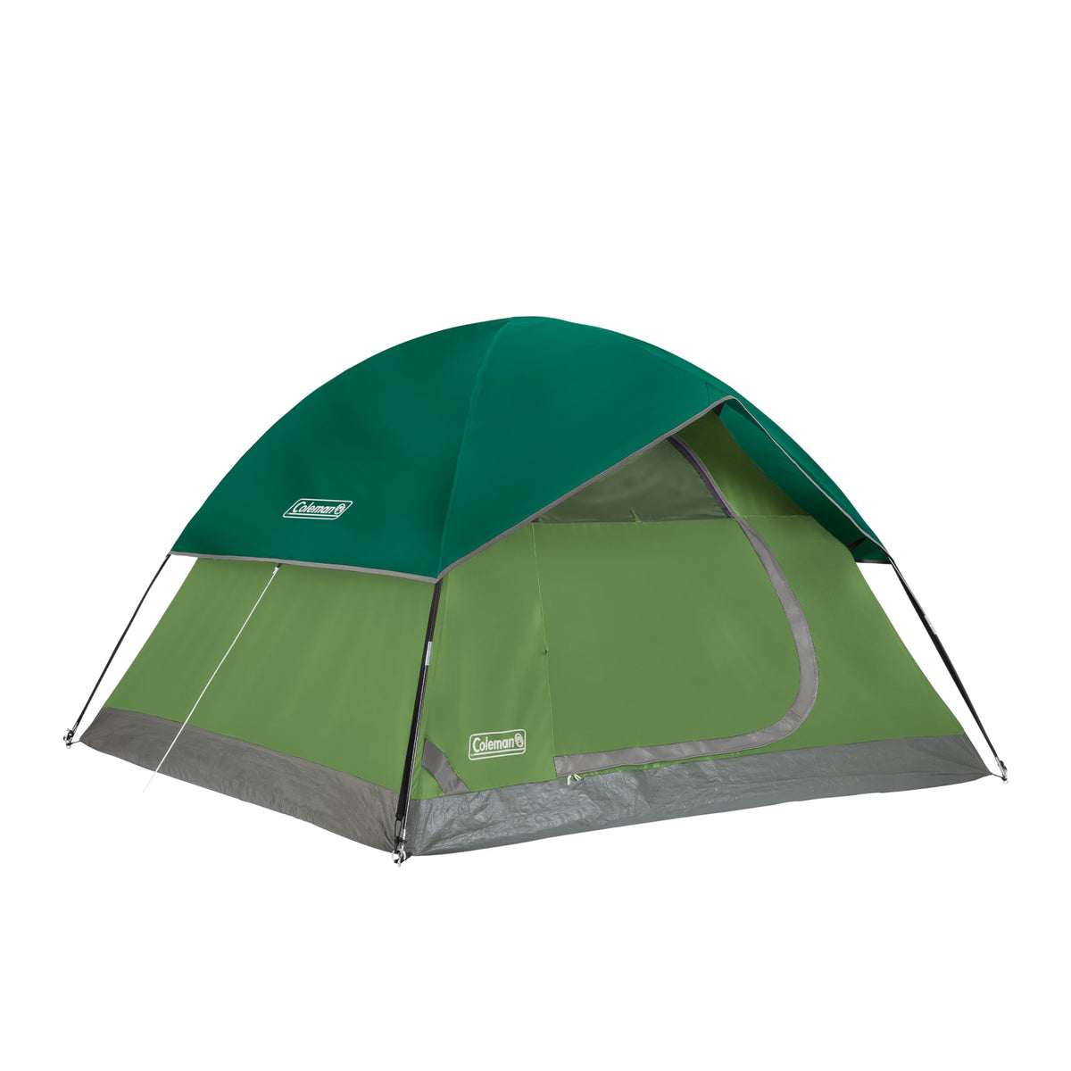 Coleman Sundome 6Person Tent with Rainfly, Weatherproof Tent Sets Up in 10 Mins